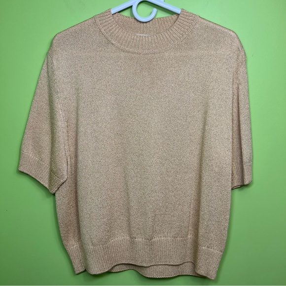 ST. JOHN 3 piece set Elegant Cream zip double breasted Jacket, skirt, blouse - Picture 3 of 13